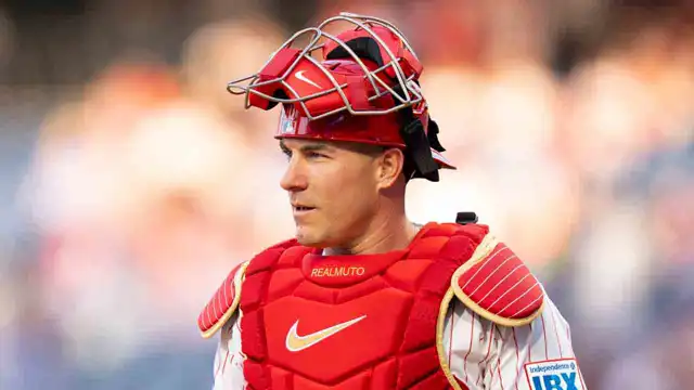 Thumbnail for J.T. Realmuto of the Philadelphia Phillies Suffer Wrist Injury in Game Against Los Angeles Dodgers - Intermediate level Sports exercise