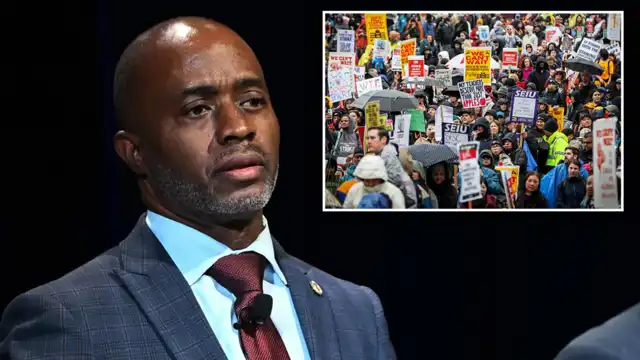 Thumbnail for California Official Tony Thurmond Visits San Francisco Teachers' Strike Amid Political Campaign - Intermediate level General exercise